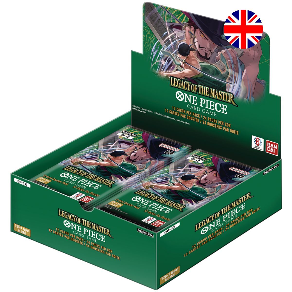 One Piece CG – OP12 – Legacy of the Master – Box mit 24 Boostern – EN