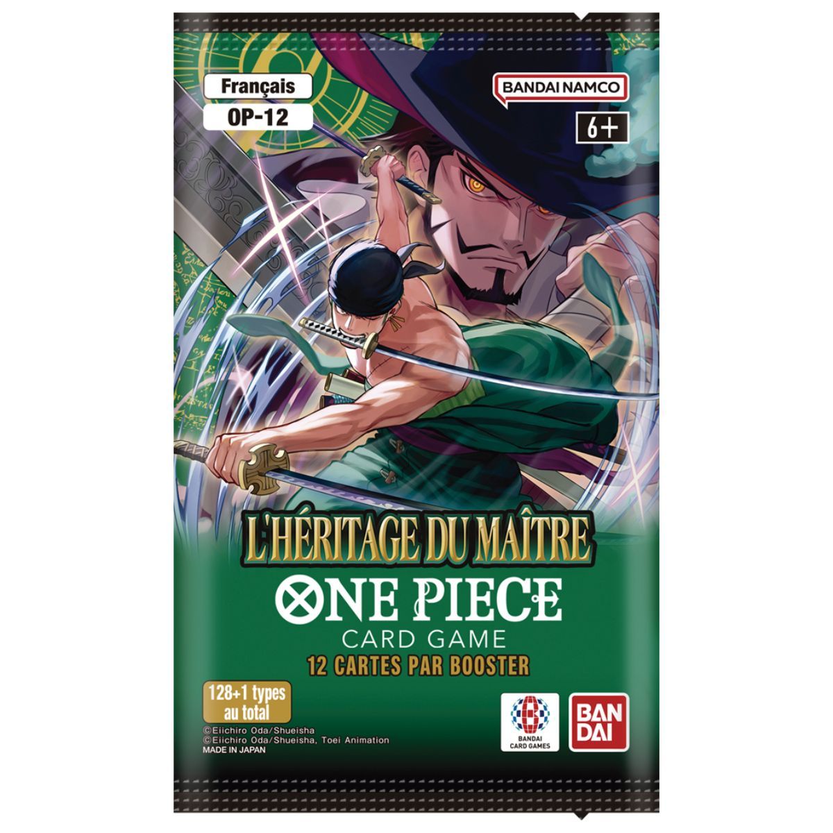 One Piece CG – OP12 – DAS VERMÄCHTNIS DES MEISTERS – Schachtel mit 24 Boostern – FR