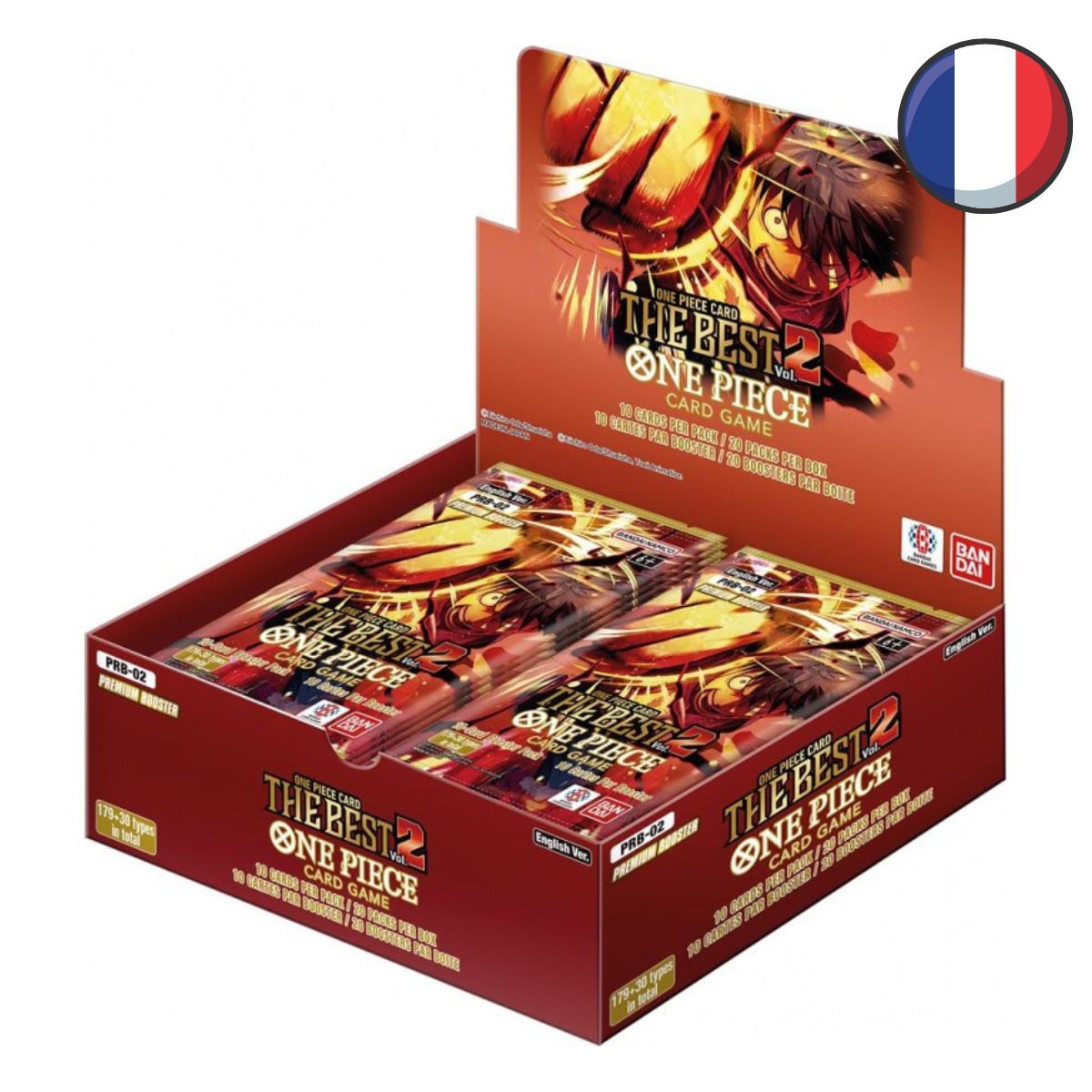 Item One Piece CG – PRB02 – The Best Vol.2 – Display mit 20 Premium-Boostern – FR