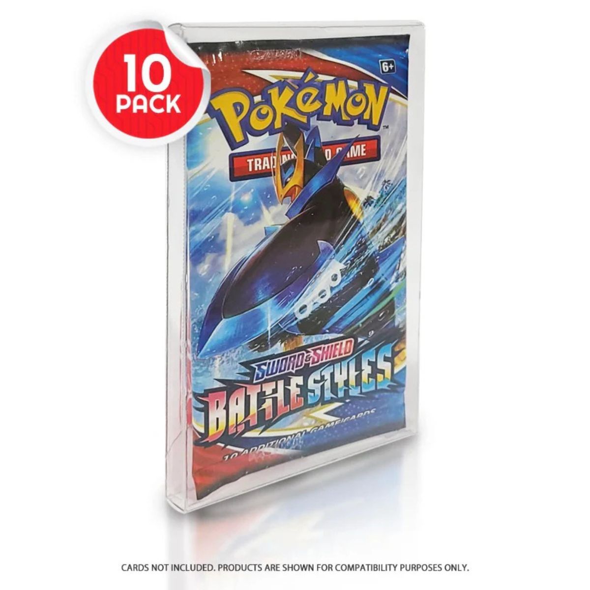 10er-Packung – PET-Hüllen für Pokémon-, MTG- und andere TCG-Boosterpacks – Evoretro