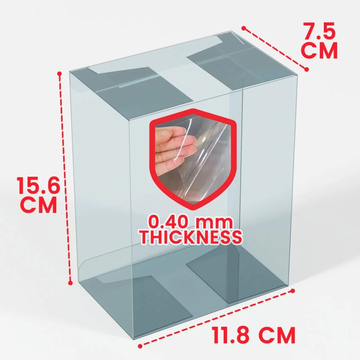 5er-Pack – PET-Schutzhüllen für Pokémon-Pokébox-Dosen – Evoretro