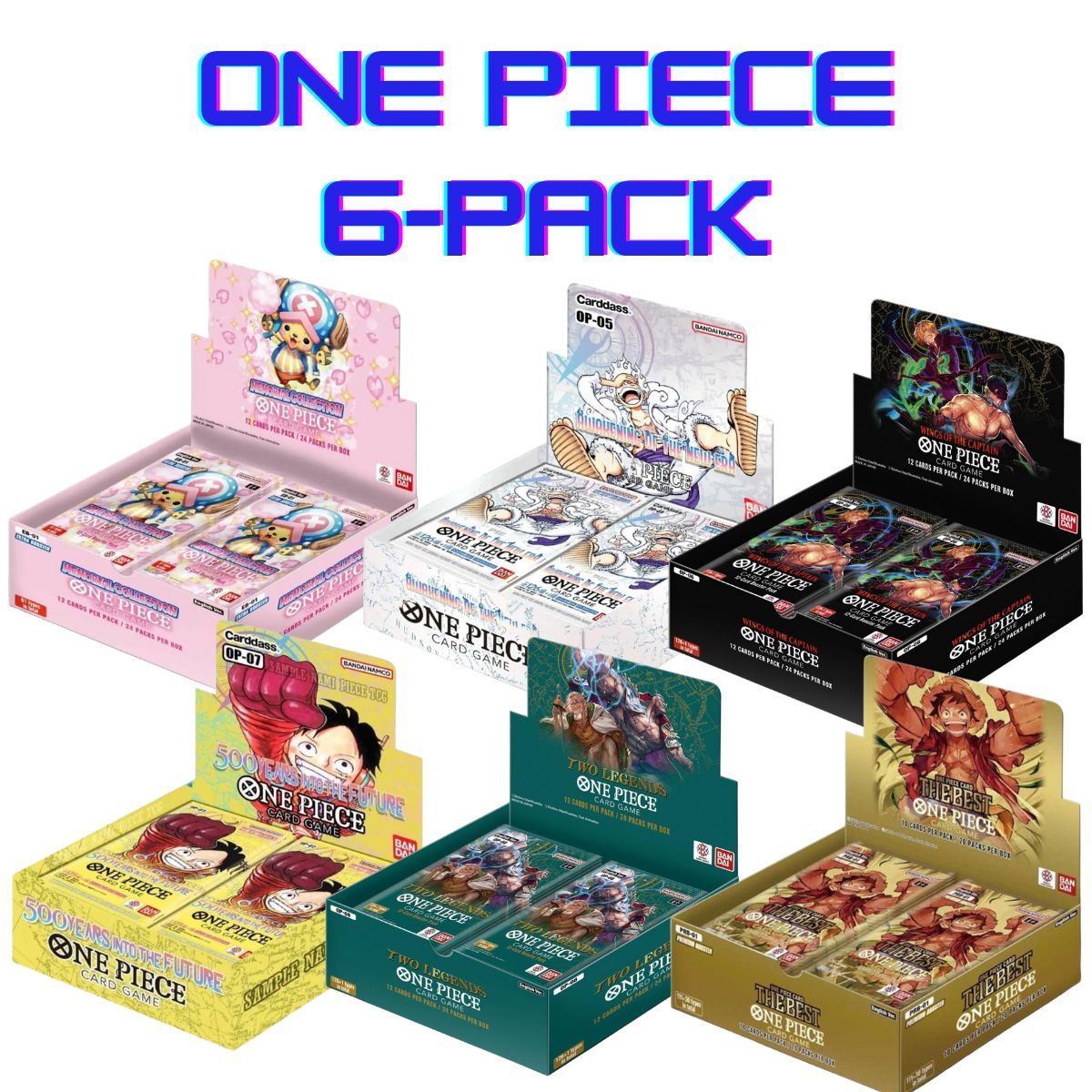 Item Pack Display One Piece Kartenspiel PRB01 OP05 OP06 OP07 OP08 EB01