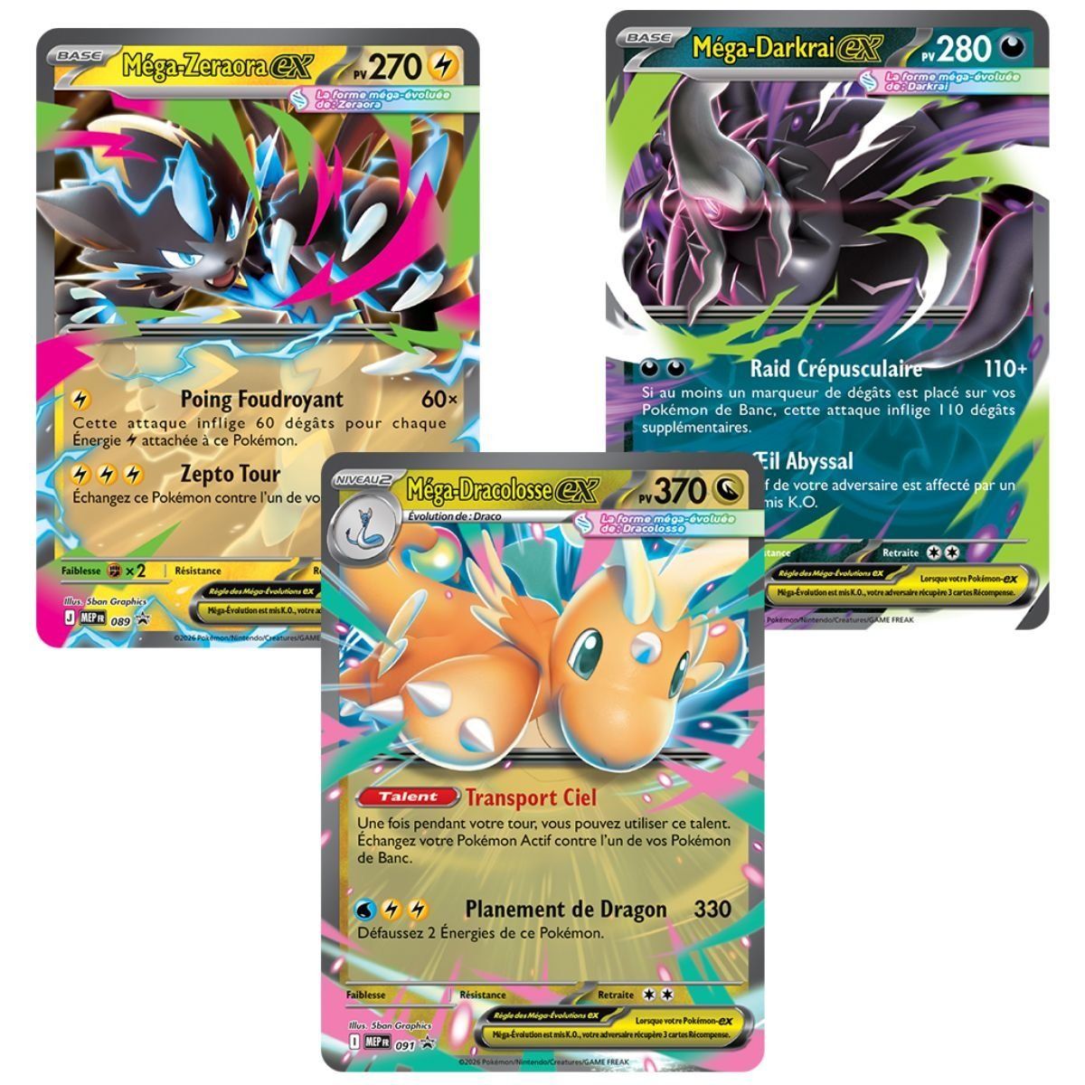 Pokébox – 3er-Pack – Mega Powers Q3 26 – FR – Pokémon