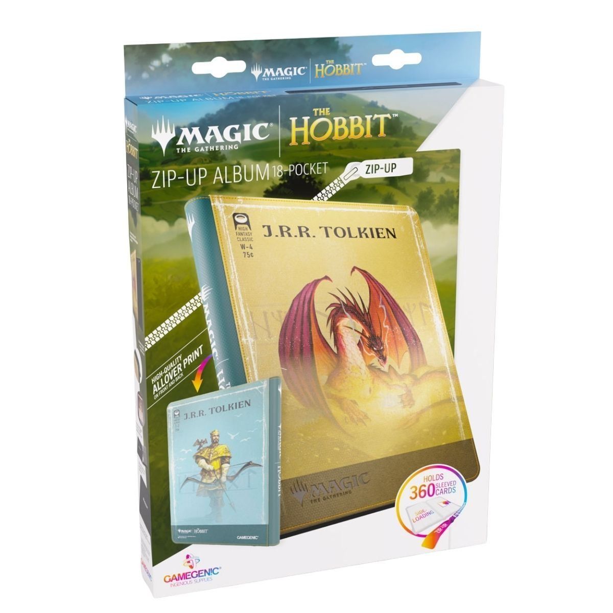Zip-Up Portfolio 360 Karten - Gamegenic - Gleaming Splendor - MTG Der Hobbit
