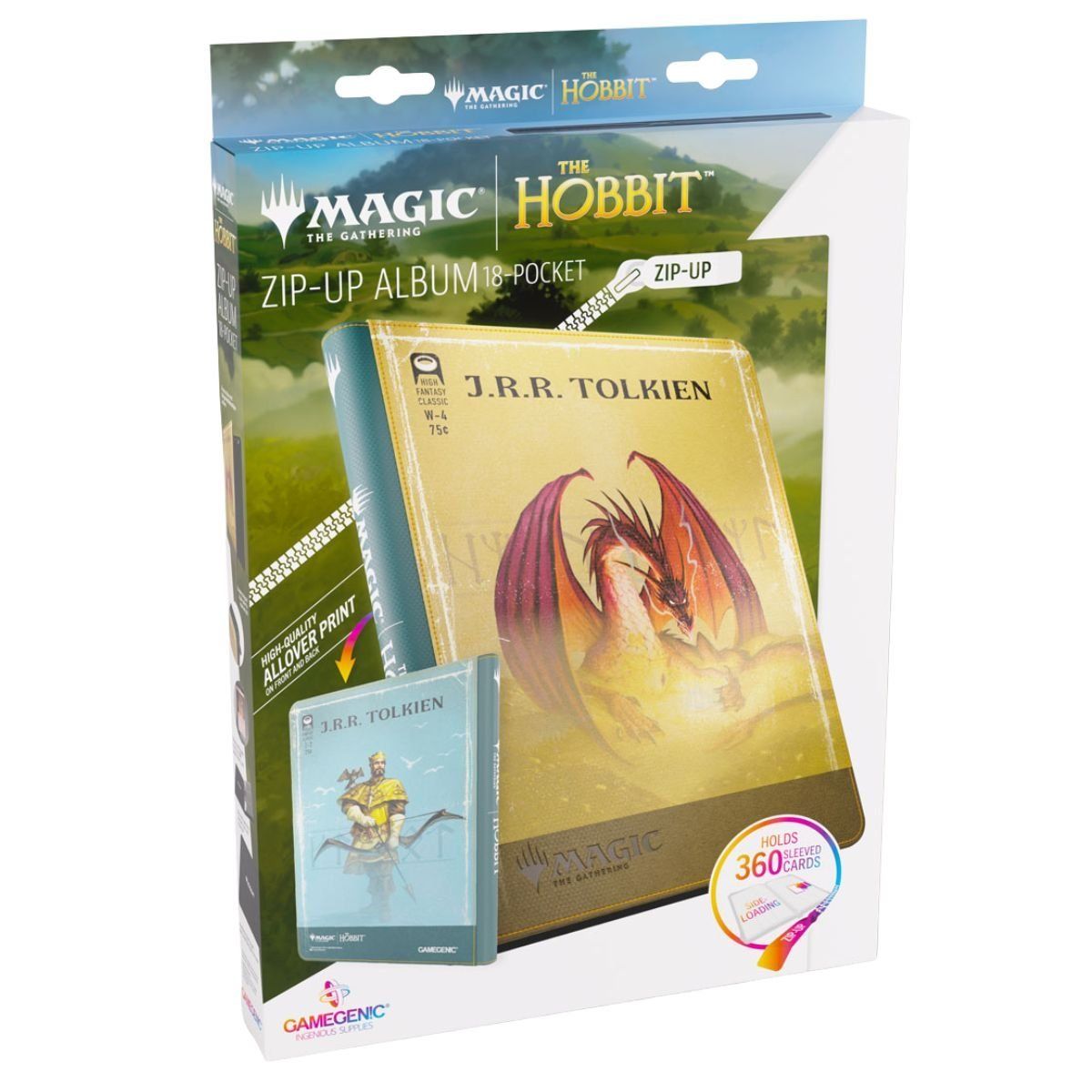 Zip-Up Portfolio 360 Karten - Gamegenic - Smaugs Mox - MTG Der Hobbit