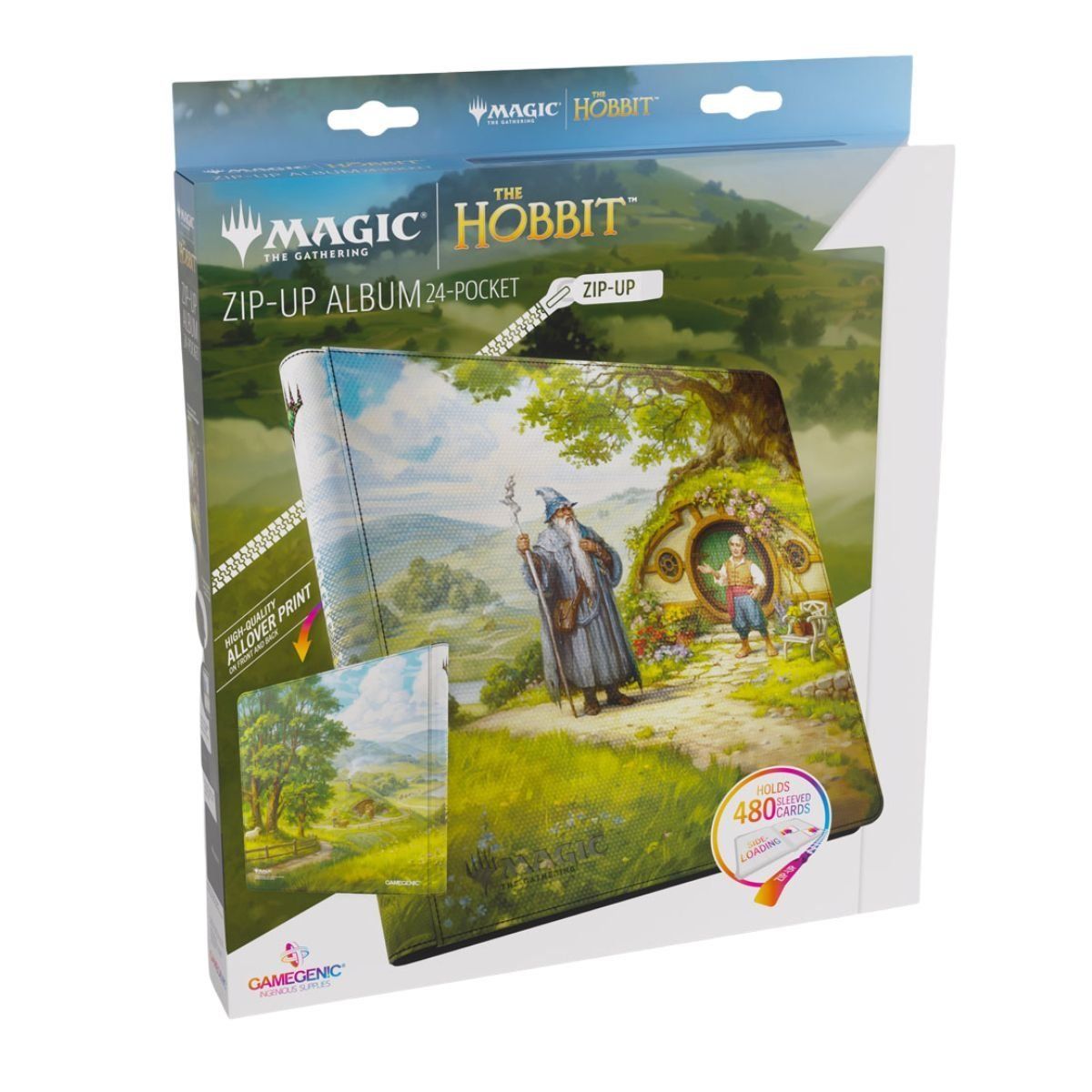 Zip-Up-Portfolio mit 480 Karten – Gamegenic – Das Auenland – MTG Der Hobbit