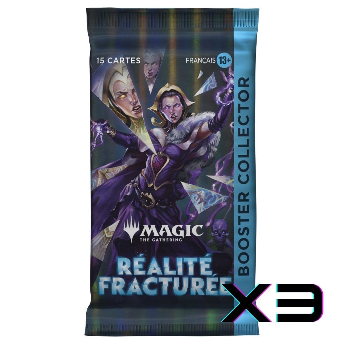 Fractured Reality – FR – 3er-Pack Sammler-Booster – Magic: The Gathering – FRA