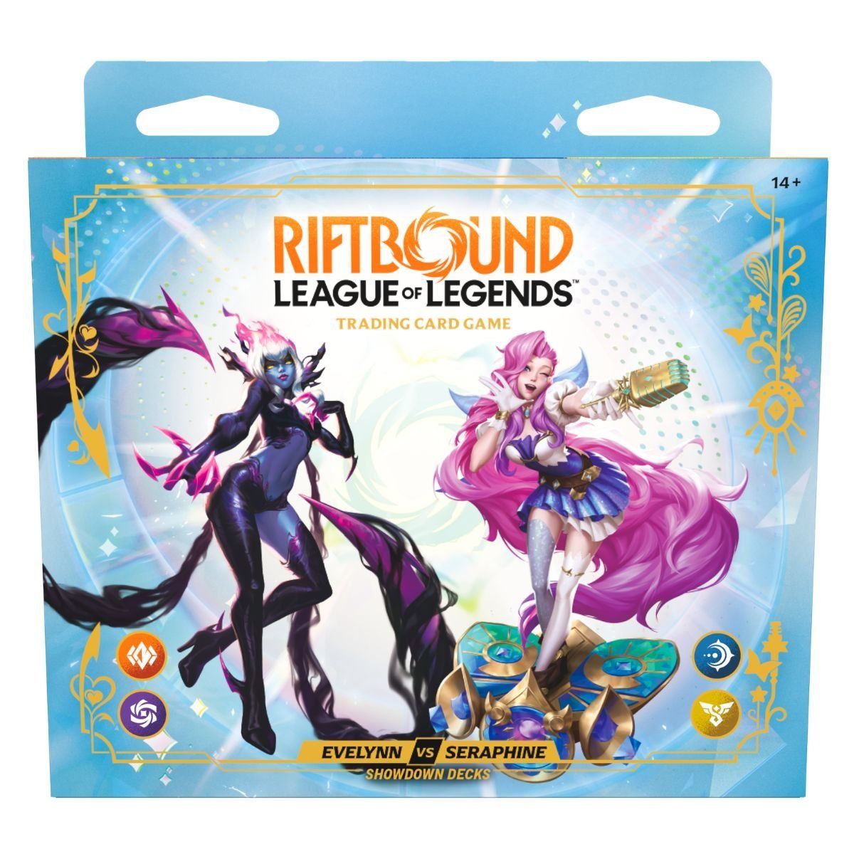 Item Showdown-Decks – Evelynn vs. Seraphine – EN – Set 5 Radiance – Riftbound: LoL TCG