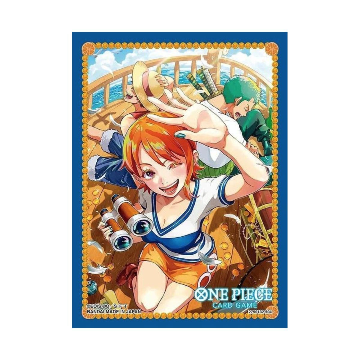 Hüllen One Piece – Nami – Set mit 70 Standard-Kartenhüllen