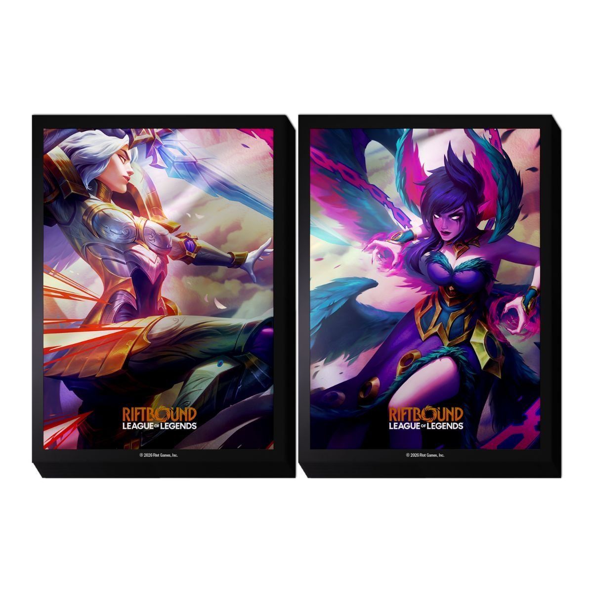 Kartenhüllen – Set 4 Vendetta – Kayle vs. Morgana – Riftbound: LoL TCG
