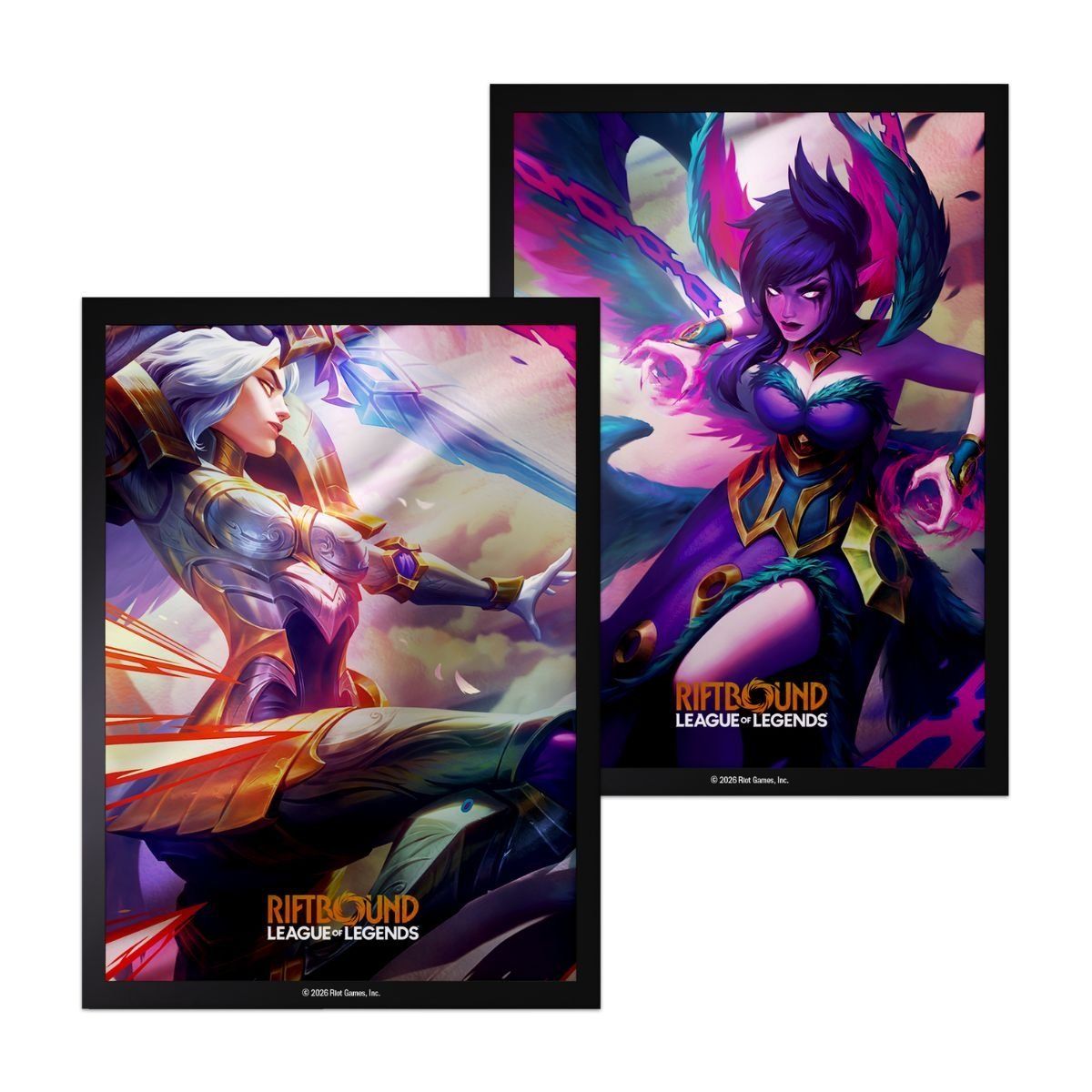 Kartenhüllen – Set 4 Vendetta – Kayle vs. Morgana – Riftbound: LoL TCG