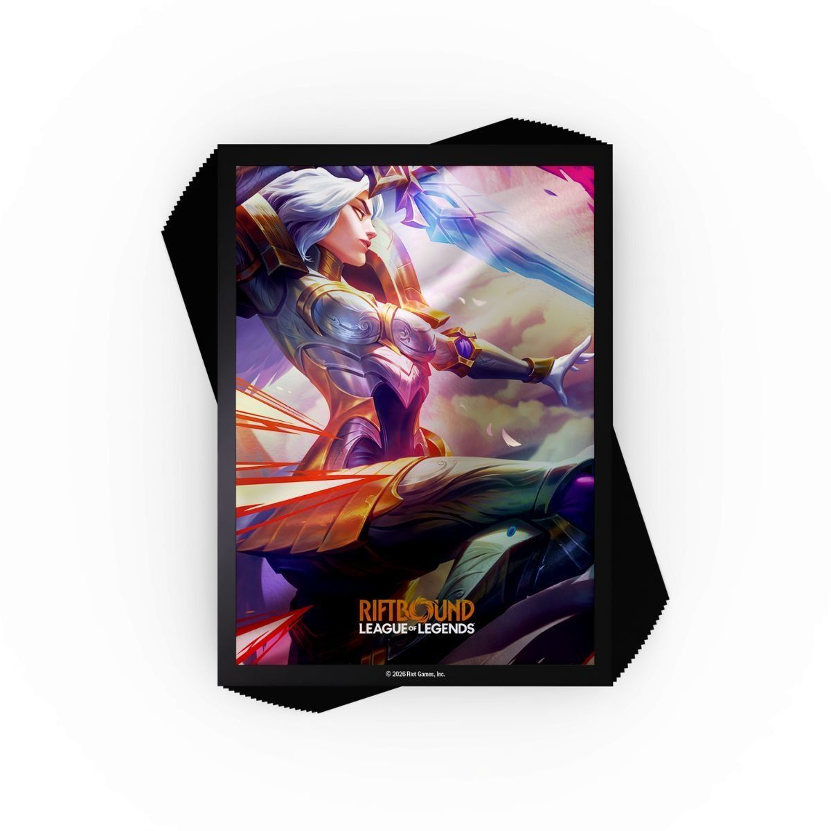 Kartenhüllen – Set 4 Vendetta – Kayle vs. Morgana – Riftbound: LoL TCG