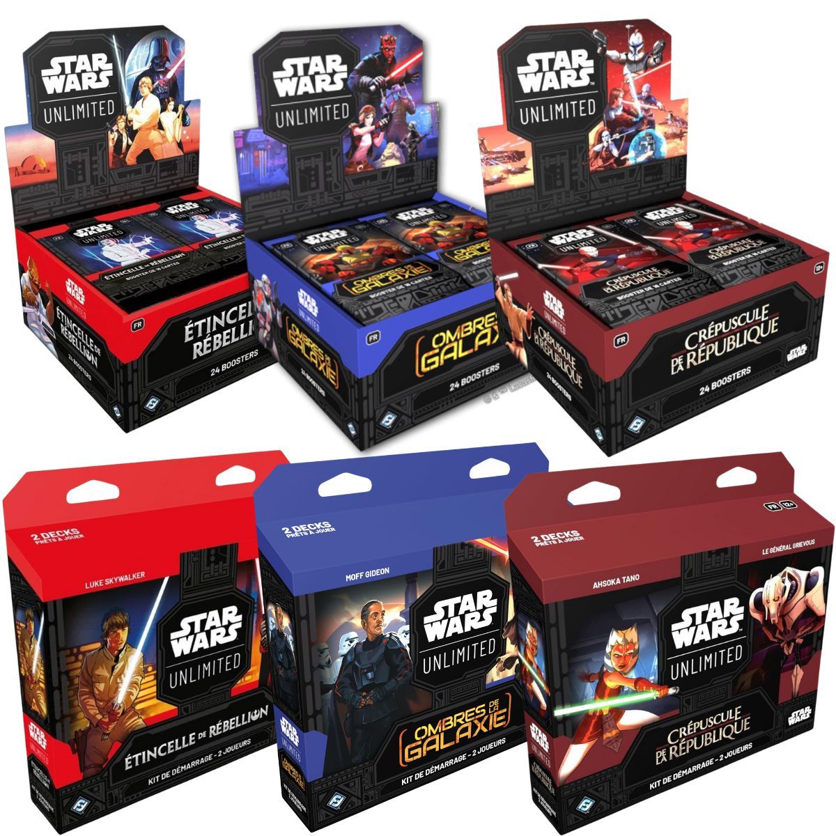 Item Star Wars Unlimited – Komplettpaket – [SWU1] [SWU2] [SWU3] – FR