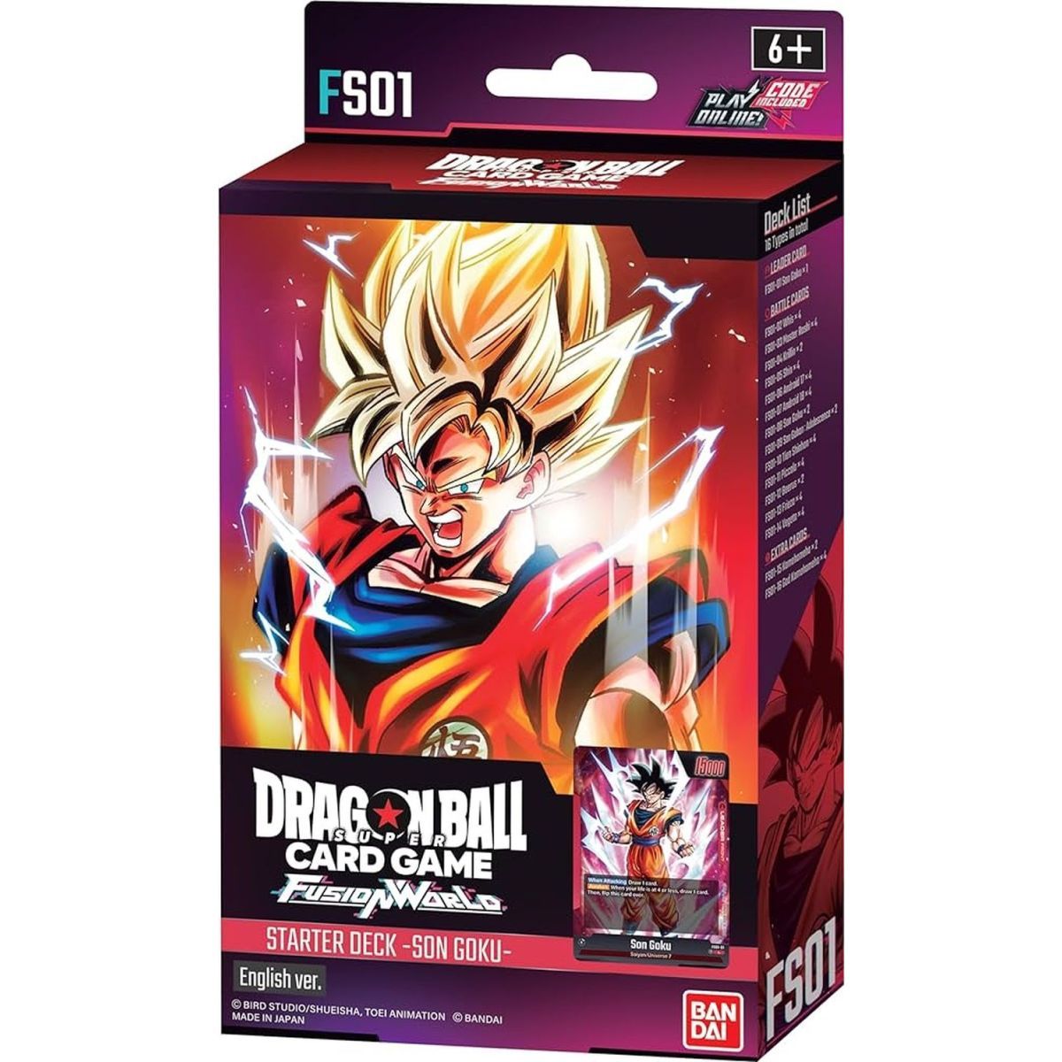 Item Starter Deck - SON GOKU - FS01 - DE - Dragon Ball CG Fusion World