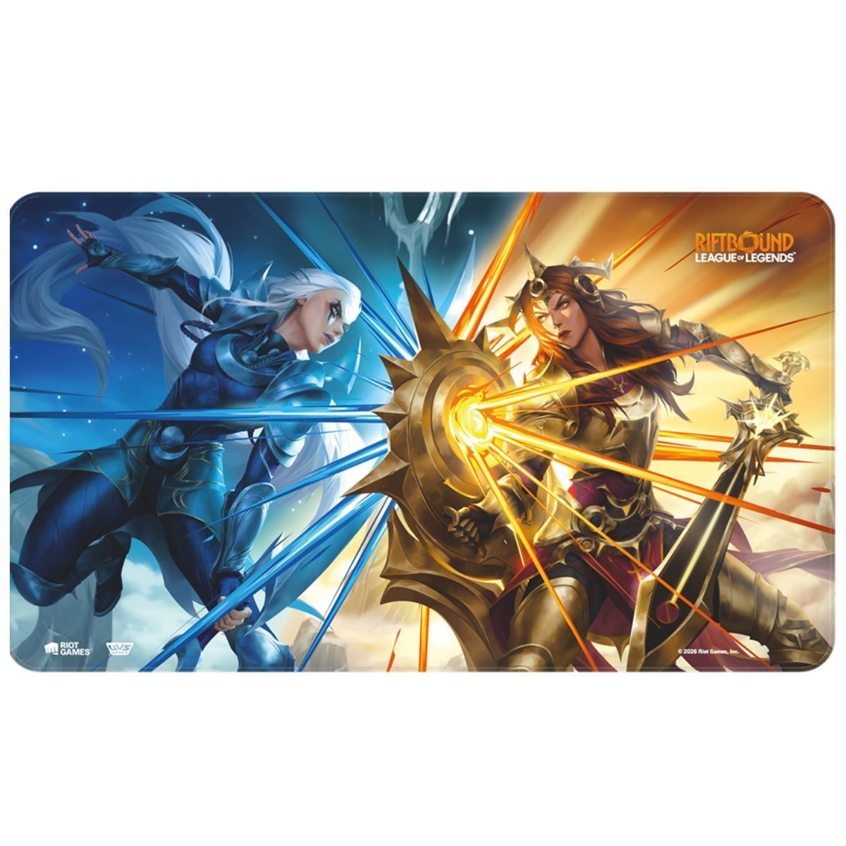Spielmatte – Set 4 Vendetta – Diana vs. Leona – Spielmatte – Riftbound: LoL TCG