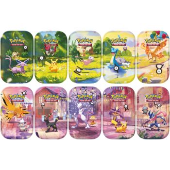 30-jähriges Jubiläum – Versiegelte Displaypackung mit 10 Mini-Dosen – Pokémon – FR