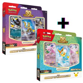 30-jähriges Jubiläum – 2er-Pack Kampfdecks – Pokémon – FR