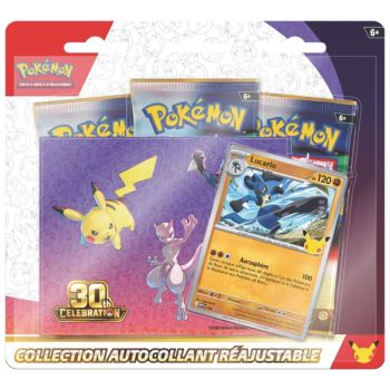30-jähriges Jubiläum – 2er-Pack Sticker-Kollektion – Pokémon – FR