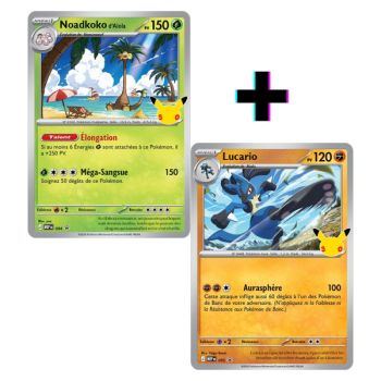30-jähriges Jubiläum – 2er-Pack Sticker-Kollektion – Pokémon – FR