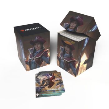 Deckbox 100+ MTG Outlaws of Thundercross Stella Lee, Wild Card