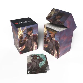 Deckbox 100+ MTG Outlaws of Thundercross Key Art 3