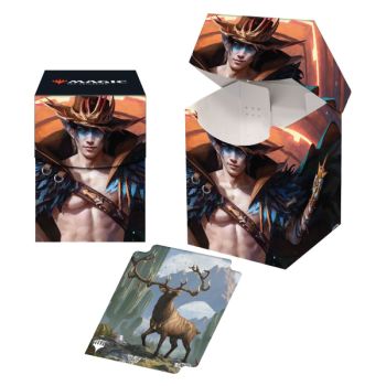 Deckbox 100+ MTG Outlaws of Thundercross Key Art 4