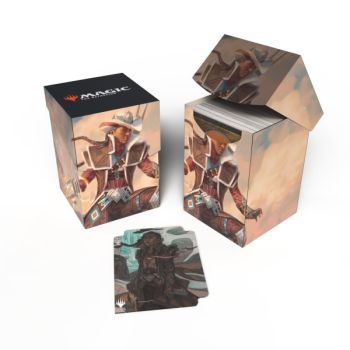 Deckbox 100+ MTG Outlaws of Thundercross Key Art 5