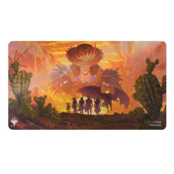 Spielmatte - MTG Thundercross Outlaws Gang Silhouette AR Enhanced HOLOFOIL Standard Gaming Playmat