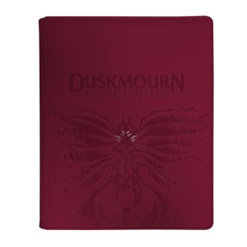 MTG Mornebrune Creepy Ledergebundenes Set-Symbol 9-Taschen Premium Reißverschluss PRO-BINDER Portfolio-Ordner