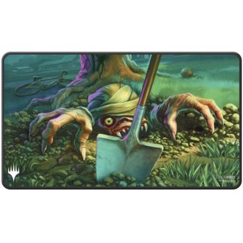 MTG Mornebrune Exhume Schwarze gesteppte Standard-Spielmatte