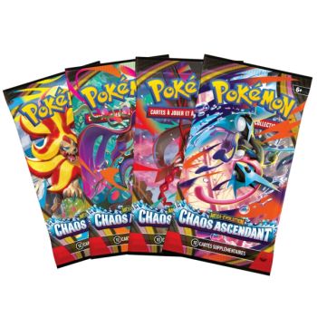 Artset [ME04] - Chaos Rising Boosters - Pokémon - FR - Die 4 Illustrationen ME04 - [ME4]