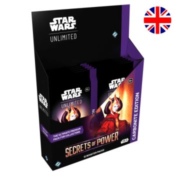 Box mit 12 Carbonite Boostern – Geheimnisse der Macht – Star Wars Unlimited – EN – SWU6
