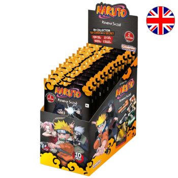 Box mit 24 Boostern – EN – Naruto Mythos TCG – Kapitel 1: Konoha Shidō – 1. Auflage