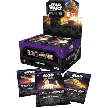 Schachtel mit 24 Boostern – Geheimnisse der Macht – Star Wars Unlimited – FR – SWU6