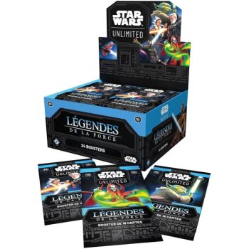 Schachtel mit 24 Boostern – Star Wars Unlimited – FR – Legends of the Force – SWU5