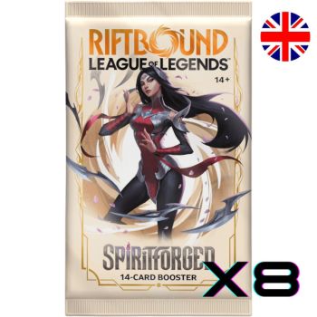 Booster-Set 2 Spiritforged – 8 Packungen à 14 Karten – EN – Riftbound: LoL TCG