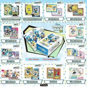 CardFun – Box mit 10 Boostern – Disney: Donald Duck 90. Jubiläum – CH