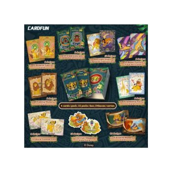 CardFun – Box mit 10 Boostern – Disney: Der König der Löwen 30. Jubiläum – EN