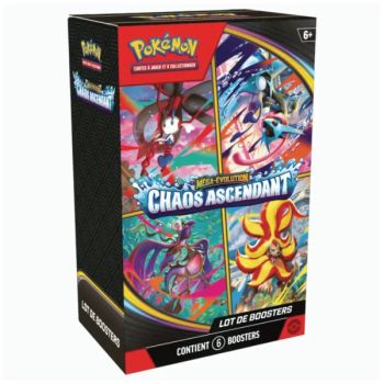 Ascending Chaos - Bundle 6 Booster [ME04] - Pokémon - FR - Mega Evolution [ME4]