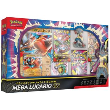 Sammelbox mit Figur – Mega Lucario Ex – Pokémon – FR