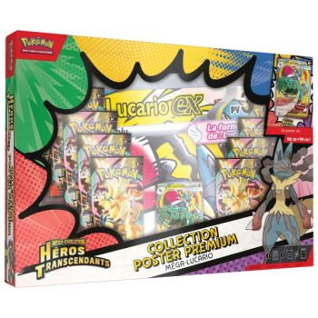 Box-Set – Mega-Lucario – Premium-Kollektionsposter – Transzendente Helden – FR – Pokémon [ME2.5]