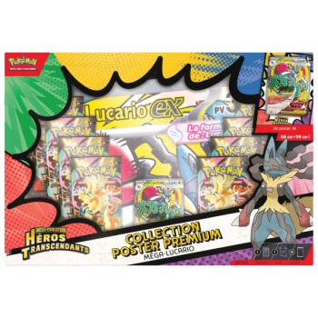 Box-Set – Mega-Lucario – Premium-Kollektionsposter – Transzendente Helden – FR – Pokémon [ME2.5]