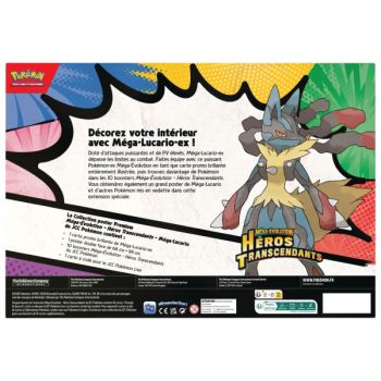 Box-Set – Mega-Lucario – Premium-Kollektionsposter – Transzendente Helden – FR – Pokémon [ME2.5]