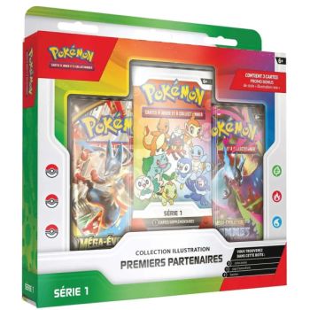 Box-Set – Erste Partner – Illustrationssammlung – Serie 1 – FR – Pokémon [ME01] [ME02]