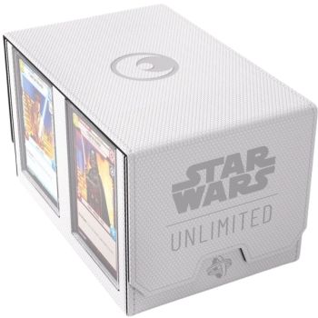 Deck Box – Gamegenic – Star Wars Unlimited – Double Deck Pod Weiß/Schwarz