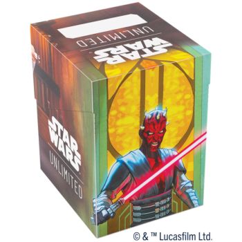 Deck Box - Gamegenic - Star Wars Unlimited - Soft Crate: Obi-Wan/Darth Maul