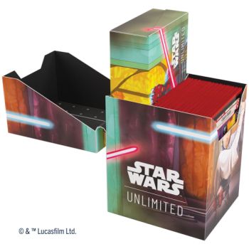 Deck Box - Gamegenic - Star Wars Unlimited - Soft Crate: Obi-Wan/Darth Maul