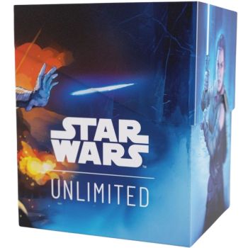 Deckbox – Gamegenic – Star Wars Unlimited – weiche Kiste: Rey/Kylo Ren