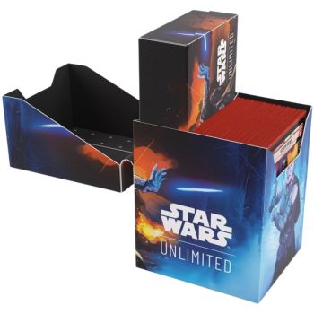 Deckbox – Gamegenic – Star Wars Unlimited – weiche Kiste: Rey/Kylo Ren