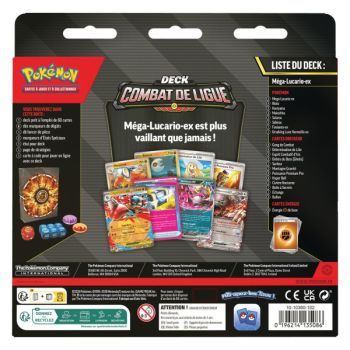 Liga-Kampfdeck – Mega-Lucario-EX – Mai 2026 – Pokémon – FR